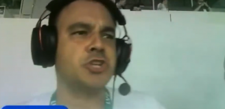 REAKCJA Łukasza Ciony na sędziowanie arbitra podczas meczu ze Szwecją xD [VIDEO]